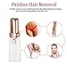 Leayjeen Hair Remover Facial Painless Portable Lipstick Shaver No More Redness Irritation Women's Lipstick Razor, Electric Hair Removal Light Hair Shaver Trimmer Devices for Face (White)