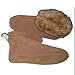 Model 9-75 - Woolworks Men's Australian Sheepskin Slippers - Soft Leather Sole