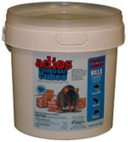 Kaput Adios Combo Bait Cubes for Rats and Mice 18lb