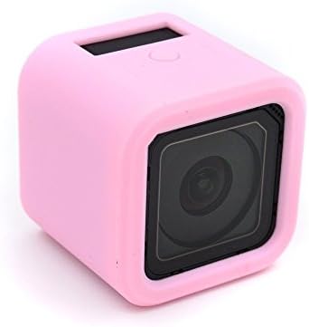Silicone Case Cover For GoPro Hero 4 Session, Soft Case For Hero 4 Session, Rubber Protective Case Cover Protector Skin for Gopro Hero4 session (Pink)