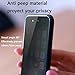 iPhone 7 Plus Privacy Screen protector,VZZNN Anti Spy Anti-Glare Ballistic Tempered Glass HD 2.5D Curve Edge Full Screen Protector 9H Hardness