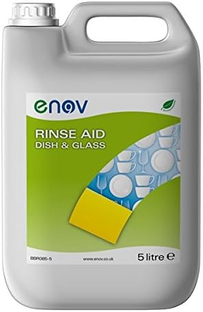 Enov BBR085-5 Dish and Glass Rinse Aid, 5 L Jar (Pack of 2)