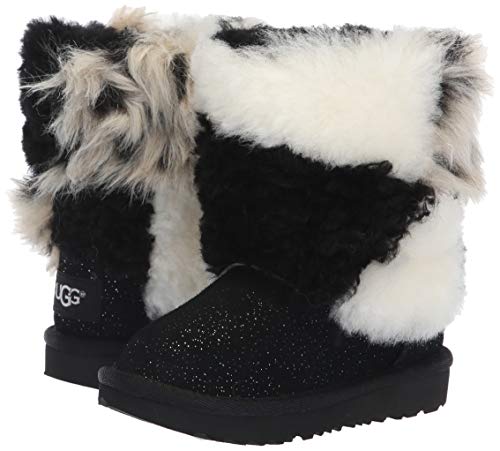 ugg classic patchwork fluff boots