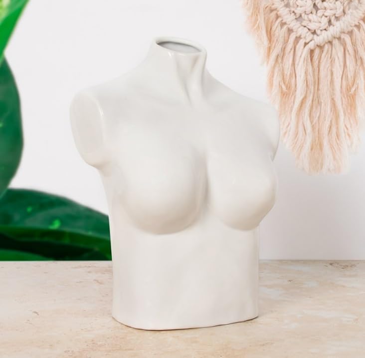 Vase | White Body Art - 1 Piece - 28 cm