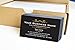 Simple Custom Premium Business Cards, 500pcs Printing, Full color 2sides - Black front-White back, 16pt Cover Stock (350gsm-Thick paper), Made in The USA