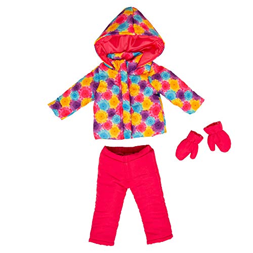 Maplelea Winter Wonder - Snowsuit with Jacket, Snow Pants, Mitts and Snow Boots with for 18 Inch Dolls - Thumbnail 2