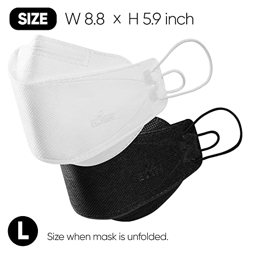 BOTN 11Pcs KF94 Protective and Safety Face Mask for Adult, 4Layer
