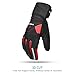INBIKE Men's Winter Cold Weather Thermal Windproof Gel Bike Gloves Red X-Large