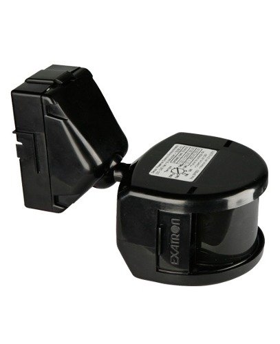 Sensor De Presença Frontal Externo Preto (180°) Exatron