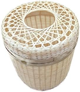 Weave Bamboo Tissue Box