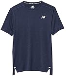 New Balance Men's Impact Run Short Sleeve, Eclipse