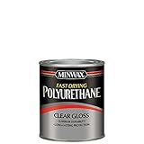 Minwax 63000 Fast Drying Polyurethane Clear Gloss, Quart