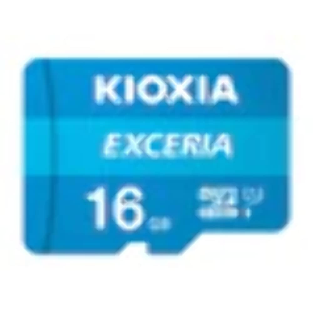 KIOXIA 16GB EXCERIA microSD Memory Card U1 Class 10 100MBs Max Read Speed, Full HD Video Recording