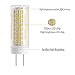 ZXLN G8 LED Bulbs Dimmable 7W Warm White 3000K 75W Halogen Replacement G8 Bi-pin Base T4 JCD Bulb for Under Cabinet Puck Lighting, Kitchen Lighting AC120V 750LM 4 Pack