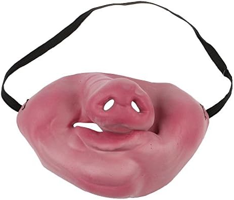 HuntGold Funny Horrible Scary Clown Cosplay Mask Latex Half Face Mask Party Mask Fancy Dress