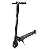 Swagtron Swagger Pro Adult Electric Scooter with Extended Range, Lightweight Carbon Fiber Body; Easy Fold-N-Carry Design (Black)