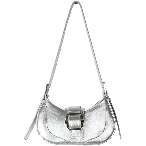 Verdusa Women's Pleated Hobo Shoulder Bag - PU Leather Clutch Handbag With Zipper Closure