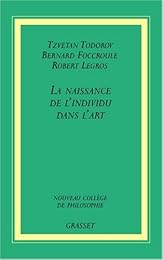La  naissance de l'individu dans l'art