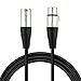 Mugig Microphone Cable/Audio Cable/Mic Lead with Silver Plated Connector for Professional Mono 3-Pin XLR Male to Female Balanced Cord  (35 Feet)