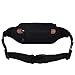 Ryaco Canvas Fanny Pack, Waist Pack, Waist Bag, Bum Bag, Workout Belt, Running Belt, Race Belt, Runner Belt, Workout Pouch for Men/Women