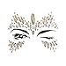 Face Gems, Ynredee 2 Set Women Mermaid Rave Festival Glitter, Rhinestone Temporary Tattoo Face Jewels Crystals Face Stickers Eyebrow Face Body Jewelry for Halloween, Christmas, All Saints' Day
