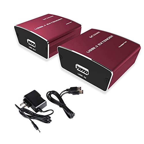 Full USB 2.0 Extender 100m 300ft USB to CAT RJ45 LAN UTP Cable Extension USB Repeater with Power