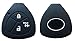 KAWIHEN Silicone Key Fob Cover Fit for Toyota 4Runner Corolla Matrix RAV4 Venza Yaris Pontiac Vibe Scion iQ tC xB xD HYQ12BBY
