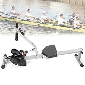 Ycrdtap Rowing Machine Foldable Indoor Aerobics, Rower Hydraulic Rower Trainer, 12 Resistance Adjustment, Apply To Indoor Very Much Safe And Healthy Exercise
