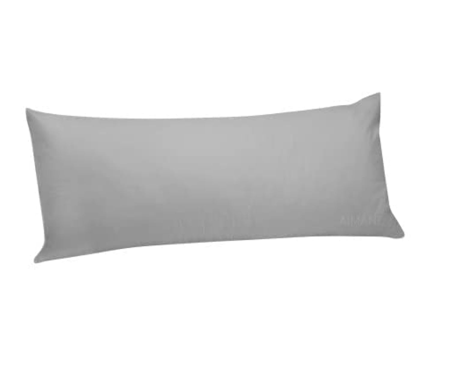 AIMANE® Long Bolster Pillowcase Cover - Body Pillow Neck Support - Orthopaedic Bolster Pillowcase Cover Nursing Pregnancy Support Long Pillowcases (King 5FT, Light Grey)