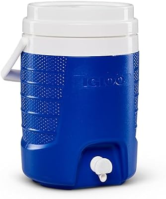Dispensador de Bebidas Sport 2 Gallon 7,6 L – Enfriador Aislado para Deporte, Camping & Exterior – Depósito Resistente con Grifo, Majestic Blue, fácil de Limpiar
