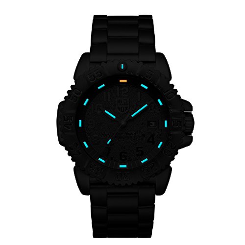 Luminox Sea Navy Seal Steel Colormark 3150 Men's Black PVD Watch A