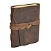 Leather Journal Lined Paper Gift Set - Refillable Journals for Men, Leather Bound Journal for Women, 5 x 7 Handmade Vintage Writing Journal. Leather Notebook to Write in, Leather Travel Journal Diary