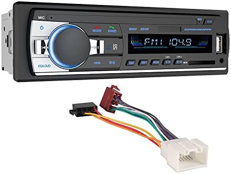 Car Stereo with Bluetooth, Wireless Remote Car Stereo Receiver In-Dash Single Din Car Radio Receiver, MP3/USB/SD/AUX/FM Car Stereos, Bluetooth Stereo Wiring Harness for Ford/Lincoln/Mazda 1998-UP Car
