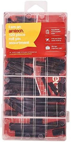 Amtech S6270 120 Piece assorted roll pin set, Black - Image 3