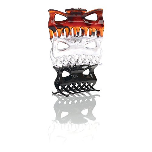 Goody Large Claw Hair Clips, Assorted Colors, 3-count(1942440)