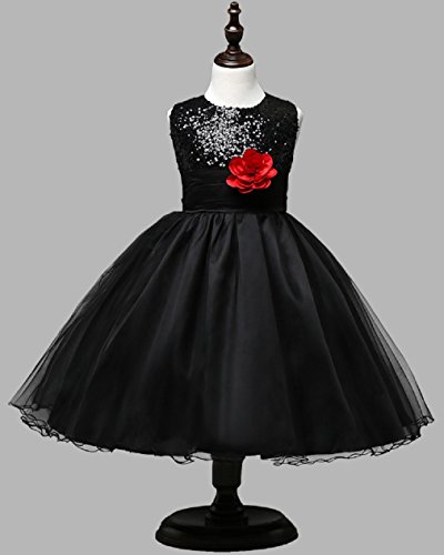 AFG3 Girl Sequin Belted Ruffle Dress 3T-14 USA