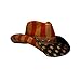 Peter Grimm Vintage Drifter Cowboy Hat - USA, American Flag, Patriotic, America