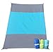 SAND-AWAY 70D Ripstop Sand Proof Outdoor Compact Beach Blanket (20% Bigger 9 x 7 ft) Oversized Beach,Picnic Blanket,Beach Mat (INCLUDES 4 FREE STAKES!) Great for the Beach,Picnic,Camping,Hiking -XXL