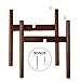 Mid Century Modern Plant Stand, Wooden Indoor Flower Pot Stand, Plant Pot Holder Retro Home Decor, Hold up to 10 inch Planter (Planter Not Included) - Brown