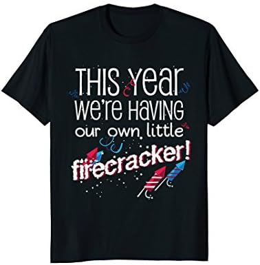 4th Of July Pregnancy Announcement T-shirt Baby Shower Gift