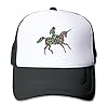 SAXON13-Unisex-Baseball-caps-Meshback-Woman-Riding-Unicorn-Hat-Caps-Black SAXON13-Unisex-Baseball-caps-Meshback-Woman-Riding-Unicorn-Hat-Caps-Black