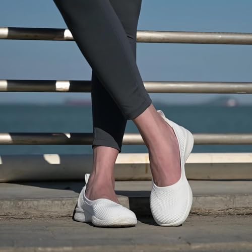 konhill Zapatillas Deportivas Mujer Slip-On de Malla Transpirable
