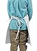 KNG Kids Cooking Apron for Girls and Boys – Medium, White