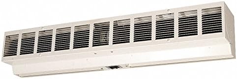 Dayton Low Profile Air Curtain, 4 ft. Max. Door Width, 8 ft. Max. Mount Ht, 66 dBA @ 10 Feet, 1800/1350 fp