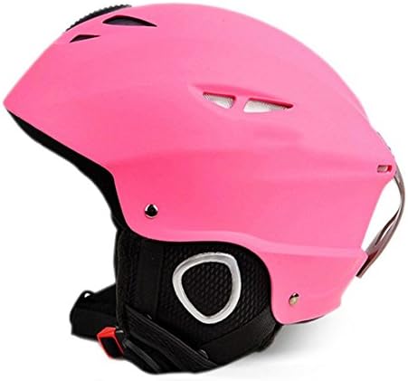 Kinnsemy Men's Women's Half-Covered Skiing Helmets Outdoor Sport Integrally-Molded Snowboard Skateboard Skating Ski Helmet Rose L