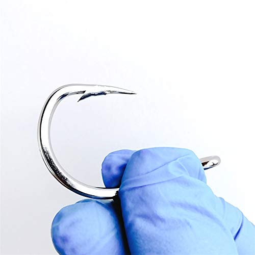 JUJIANFU WJW-YG, Kreis-Haken Jig Heads Edelstahl Angelhaken Live Bait Angelhaken Süßwasser Salzwasser Sea Fishing… – Bild 3