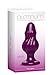 Doc Johnson Platinum Premium Silicone - The Spin - 5 in. Long and 2 in. Wide - Silicone Butt Plug - Anal Toy - Purple