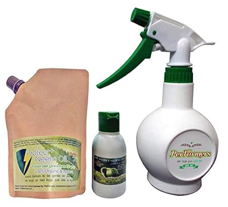 Perfarmers Organic Neem Oil 250Ml with Spray Bottle 500Ml Capacity