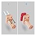 TXEsign Wooden Overhead Headphone Headset Hanger Hook Stand (Pack of 2)