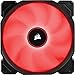 CORSAIR AF140 LED Low Noise Cooling Fan, Single Pack - Red,CO-9050086-WW